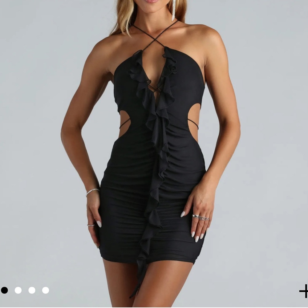 Windsor Black Mini Dress